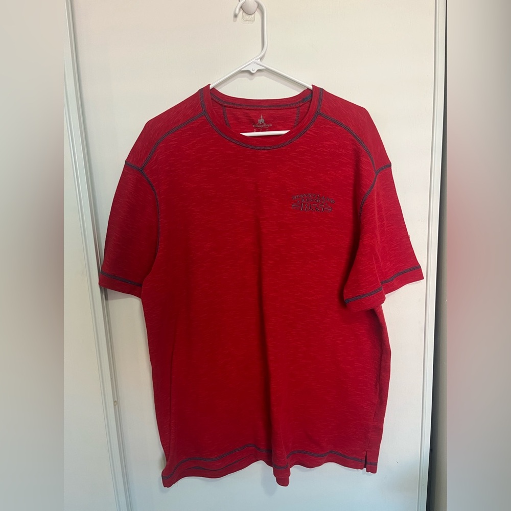 Disneyland resort 1955 Jersey Red XL Shirt Walt Disney